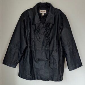 Vintage Veranesi Black Leather Jacket